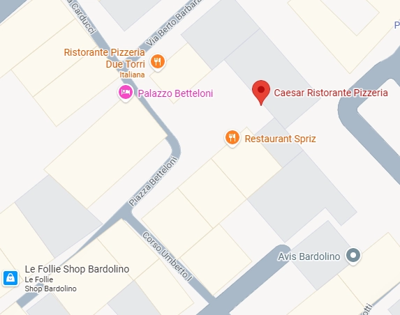 Mappa posizione Caesar Bardolino, Piazza Betteloni 5, Lago di Garda